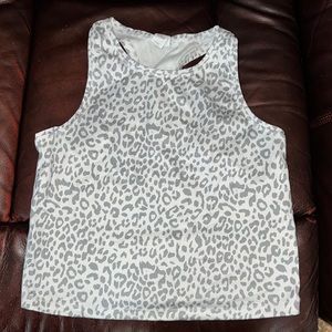 90 Degree cheetah print Tank top
